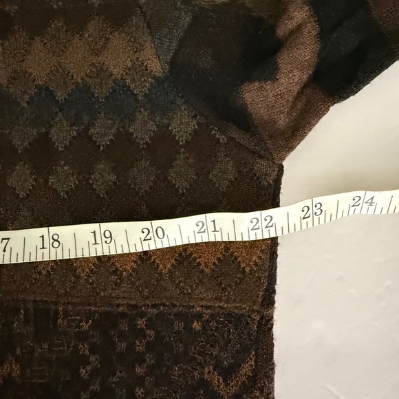 Vintage Alloro Men's Patchwork Sweater Made in Italy Geometric Pattern Size M - Picture 5 of 7